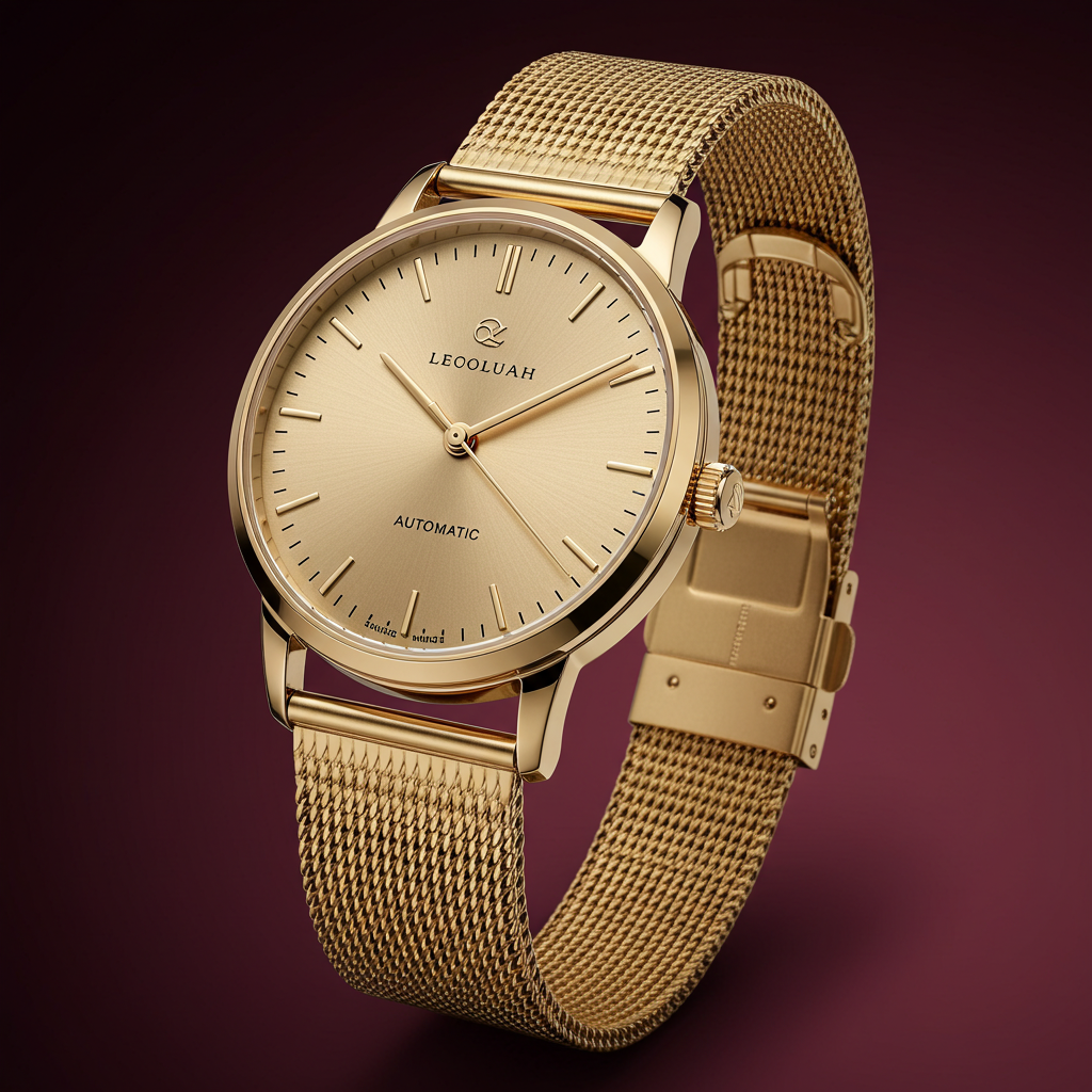 ساعة ذهبية فاخرة 👑⌚ - الصورة 2